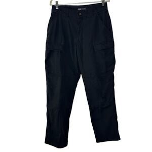 5.11 Tactical Series Men's 30" Pants Cargo Black TacLite TDU Military Utility‎